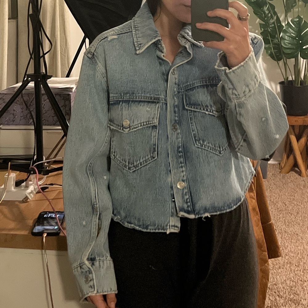 Zara Jean shirt jacket - Picture 4 of 5